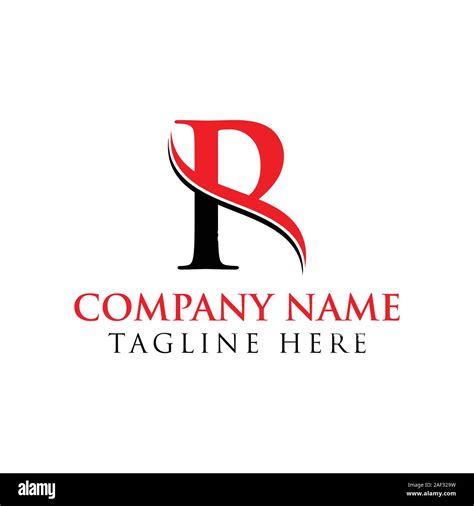 Initial Letter R Logo With Creative Modern Business Typography Vector Template. Creative ...