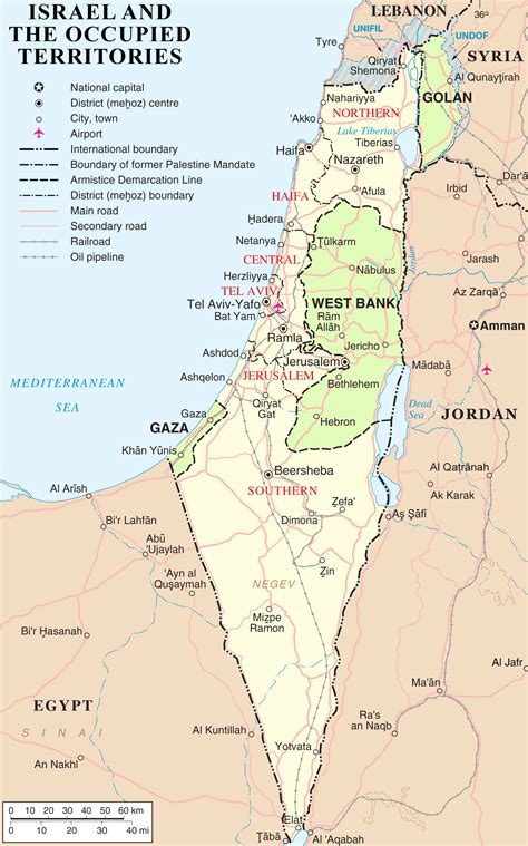 File:Israel and occupied territories map.png - Wikimedia Commons