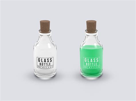 Free-Glass-Bottle-PSD-Mockup - Best Free Mockups