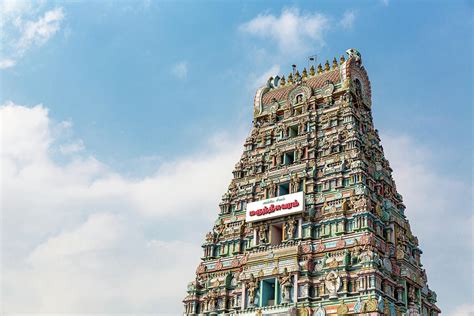 Arulmigu Marundeeswarar Temple, Chennai, Tamil Nadu, India Photograph by Henning Marquardt ...