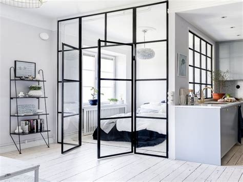 Totally Unique Ways to Use Glass Door as a Room Divider - Decor Inspirator