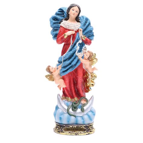 Our Lady Undoer of knots 32.5 cm resin statue | online sales on HOLYART.com