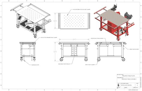 Welding Table Plans Bonus 3D Model standard & Metric DIY - Etsy Australia