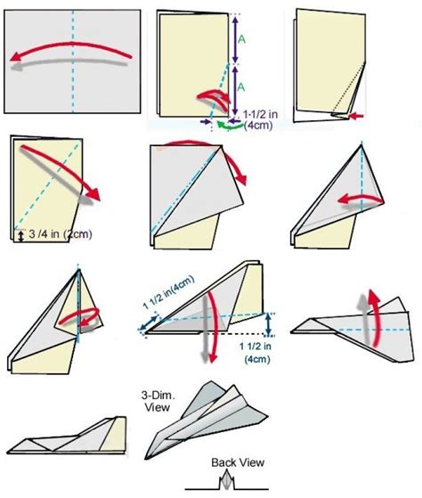 How To Make A Paper Airplane That Goes Far Step By Step - How to make a ...