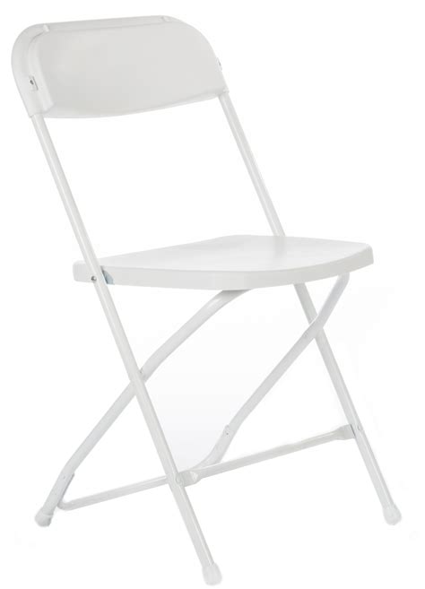 White Plastic Chair rentals online - $2/day