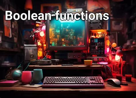 Boolean functions – Technology.Gov.Capital