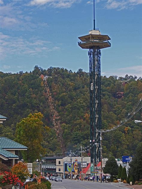 Arcadia Space Needle In Gatlinburg Tennessee Photograph by Marian Bell