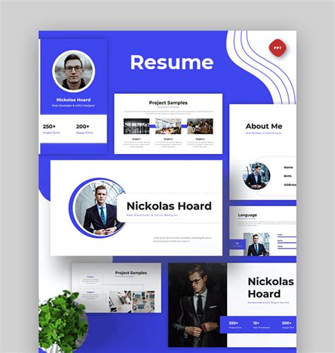 30 Best Creative PowerPoint PPT CV Resume Templates (2022)