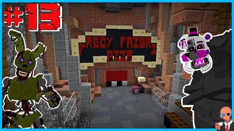 Building Freddy Fazbear's Pizza Place from Security Breach in Minecraft // Build Finale #13 ...