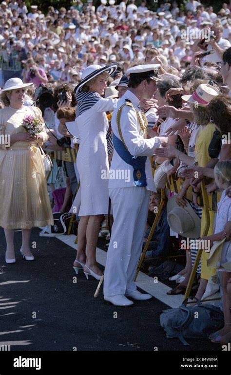 Princess Diana Prince Charles Overseas Visits Australia February 1988 ...