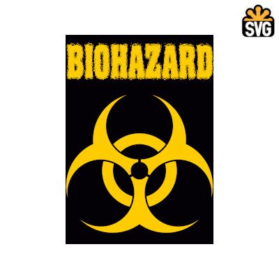 Biohazard Logo SVG Digital Download, Biohazard Band Logo SVG Vector ...