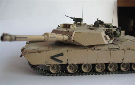 Abrams Tank Model Kit - template