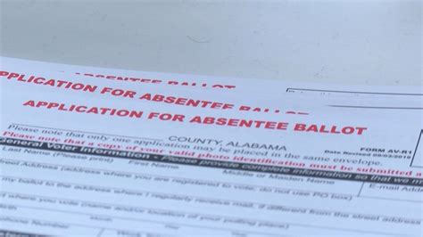 Alabama enacts new restrictions on absentee ballot requests - WVUA 23
