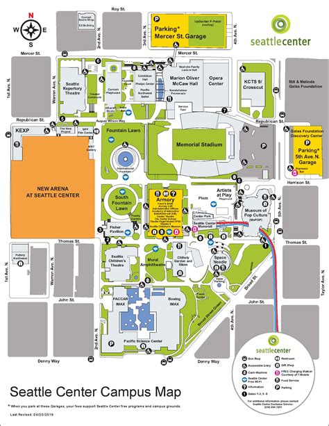 Seattle Center Campus Map – Intranet