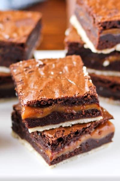 Twix Brownies Recipe - Food Fanatic