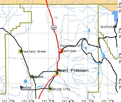 Fairview, Utah (UT 84629) profile: population, maps, real estate ...