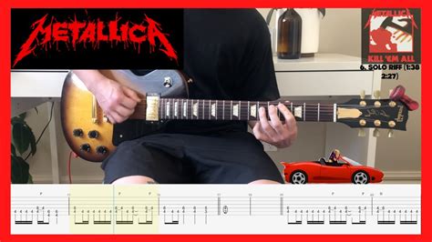 Motorbreath - Metallica (ALL RIFFS + TABS) Guitar lesson/tutorial/How ...