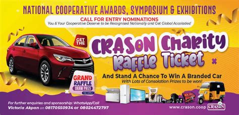 CRASoN CHARITY RAFFLE DRAW TICKET - CRASoN