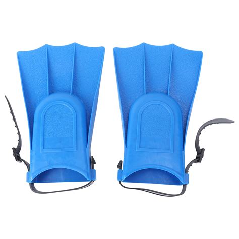 Kids Adjustable Flippers Fins Swimming Diving Learning Tools (Blue ...