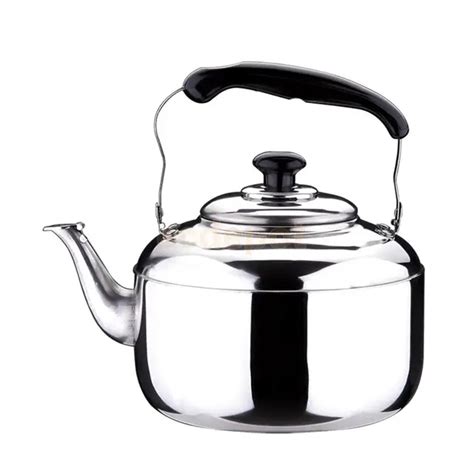 Premium Whistling Tea Kettle Rust Resistant Stainless Steel Gas Electric Induction Stovetop ...