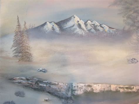 The wilderness - Mountain painting