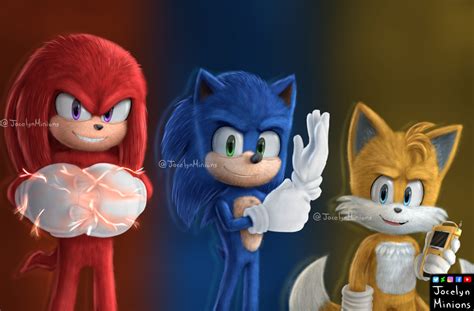 Sonic Tails Y Knuckles Movie By Jocelynminions On Deviantart Sonic Vs ...