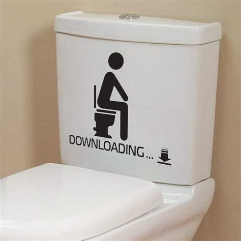 Funny Toilet Seat Bathroom Stickers Decals - Etsy