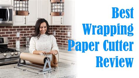 Best Wrapping Paper Cutter Review - Gift Wrap Roll Cutting Tool - YouTube