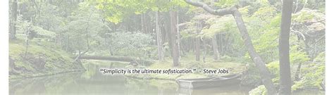 Steve Jobs zen design - zero = abundance