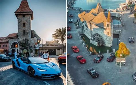 Supercars took over Dubai town in a spectacular display