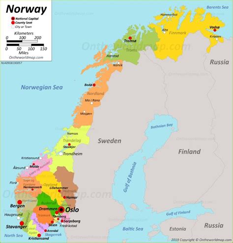 Norway Maps | Maps of Norway