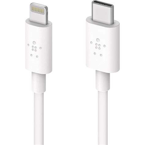 Belkin Boost Charge Cable USB-C con Conector Lightning 1.2m Blanco ...