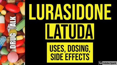 Lurasidone (Latuda) - Uses, Dosing, Side Effects - YouTube