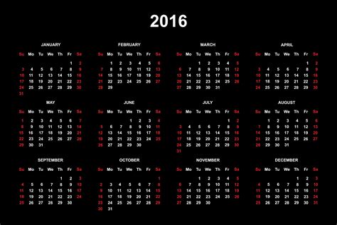 2016 Calendar Free Stock Photo - Public Domain Pictures