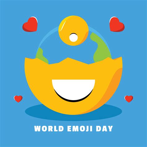 World Emoji Day Design Background For Greeting Moment 11997399 Vector Art at Vecteezy