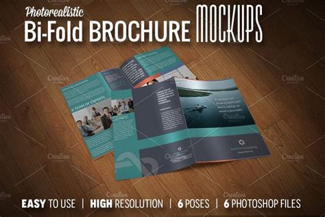 25 Best Bifold Brochure Mockups for Realistic Presentations - Colorlib