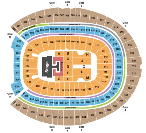 Empower Field At Mile High Seating Chart + Rows, Seat Numbers and Club Seats