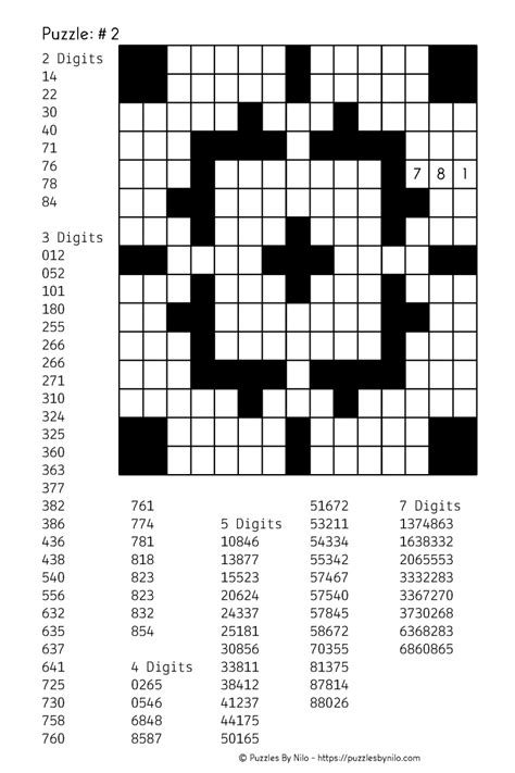 Have fun with this FREE puzzle - https://goo.gl/f5Itni | Printable crossword puzzles, Number ...