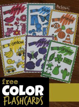 FREE Printable Color Words Flashcards | Free Homeschool Deals