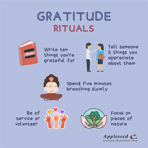 Gratitude Rituals - Appleseed Mental Health