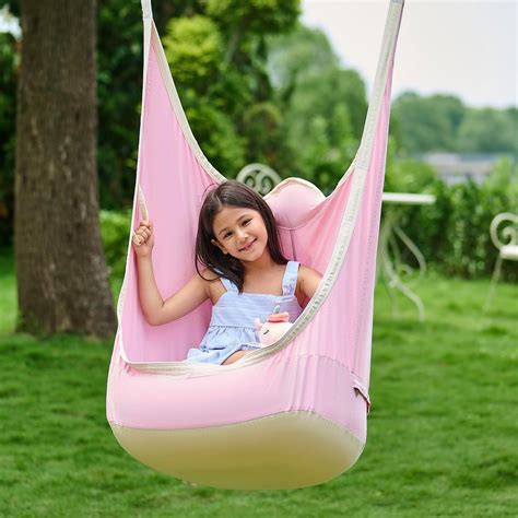 Amazon.com: CO-Z Upgraded Kids Pod Swing, Hanging Pod Swing Chair with ...