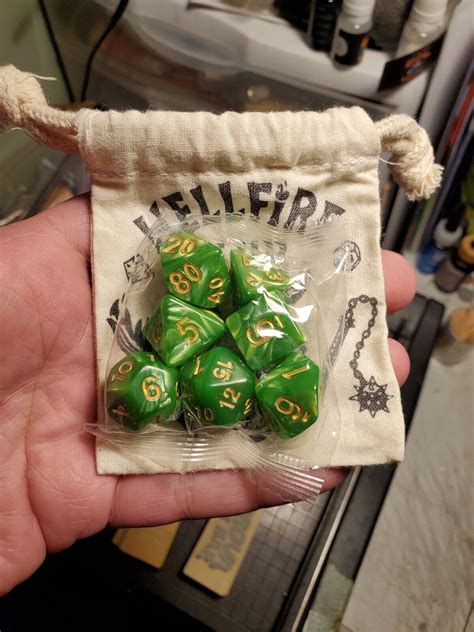 Buy Hellfire Club Stranger Things Dnd Dice Bag With Dice Online at ...