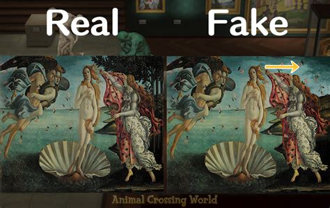 Wistful Painting Animal Crossing Real Vs Fake How To Check If Crazy Redd'S Paintings Are Real Or ...