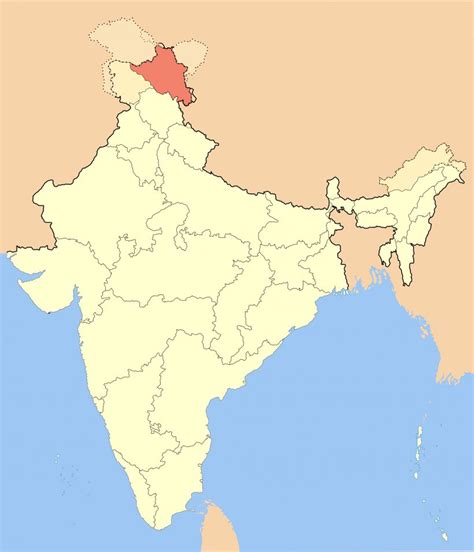 South India Ladakh States And Territories Of India Map Geography, PNG ...