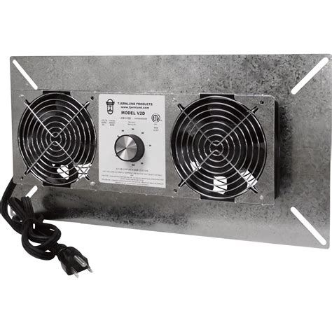 Tjernlund UnderAire Crawl Space Ventilator — Deluxe Two Crawl Space Fan, 220 CFM, Model# V2D ...