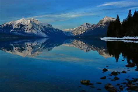 Winter on Lake McDonald photo by Montana Call of the Wild Photography. Glacier National Park ...