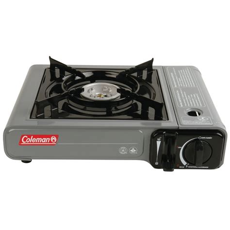 Coleman Tabletop Butane Gas Camping Stove, 1-Burner, Gray - Walmart.com - Walmart.com