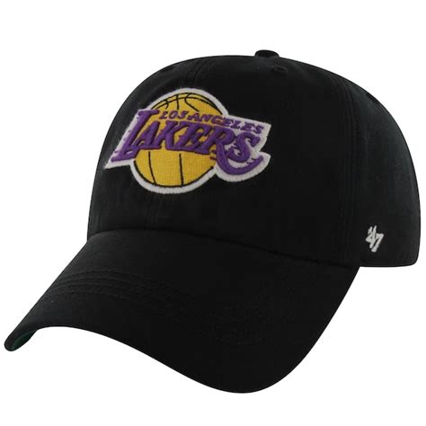 Los Angeles Lakers '47 Brand Black Franchise Fitted Hat - NBA Store