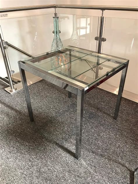 Ikea glass extending dining room table | in Stockport, Manchester | Gumtree