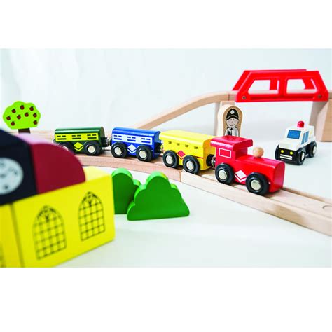 Wooden Train Set - Gamez Galore